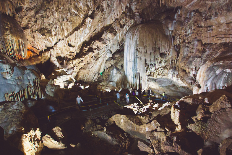 Новоафонская пещера - взгляд изнутри